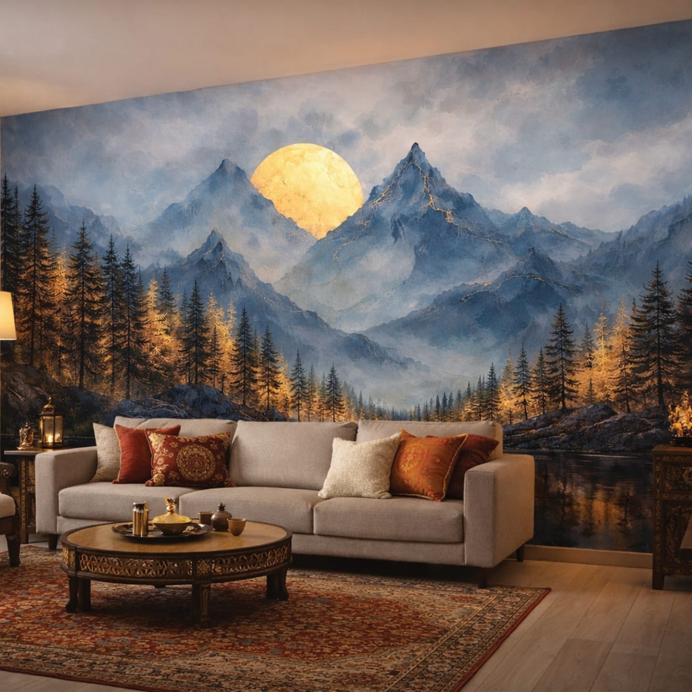 Moonlit Peaks